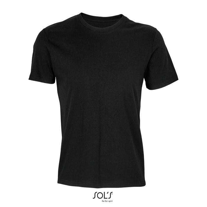 T-shirt unisexe publicitaire coton recyclé 170g - ODYSSEY Noir recyclé